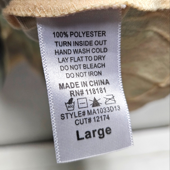 Blue Canyon Clothing embellished boho hippy style top blouse ~ womens large - Picture 6 of 8